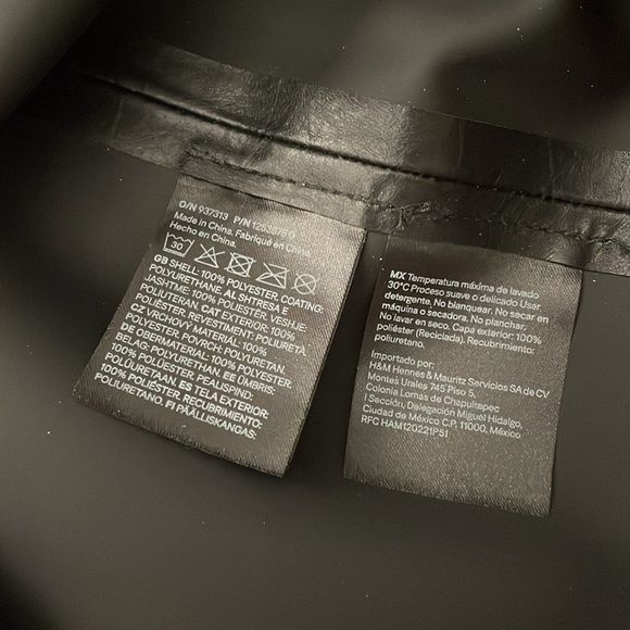 H&M Size Small Black Faux Leather Tank Top - Picture 8 of 12